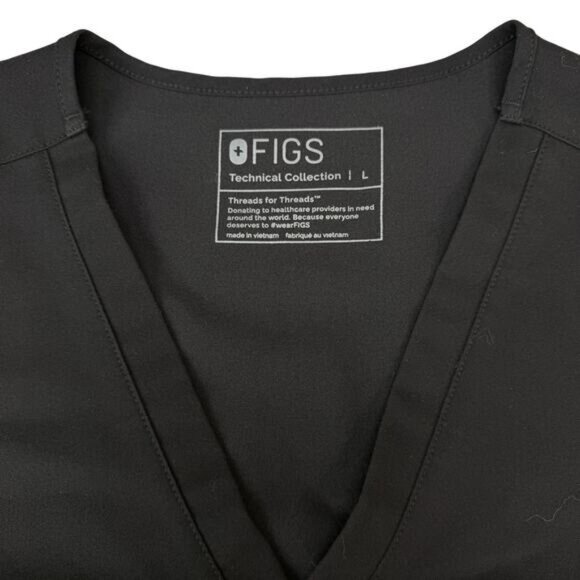 Figs Casma Three-Pocket Scrub Top for Women Size Large - Picture 6 of 7